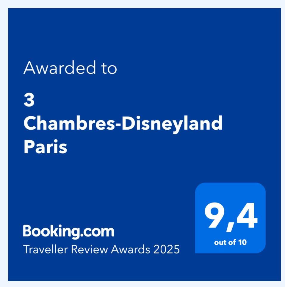 3 Chambres-Disneyland Paris Saint-Thibault-des-Vignes Kültér fotó